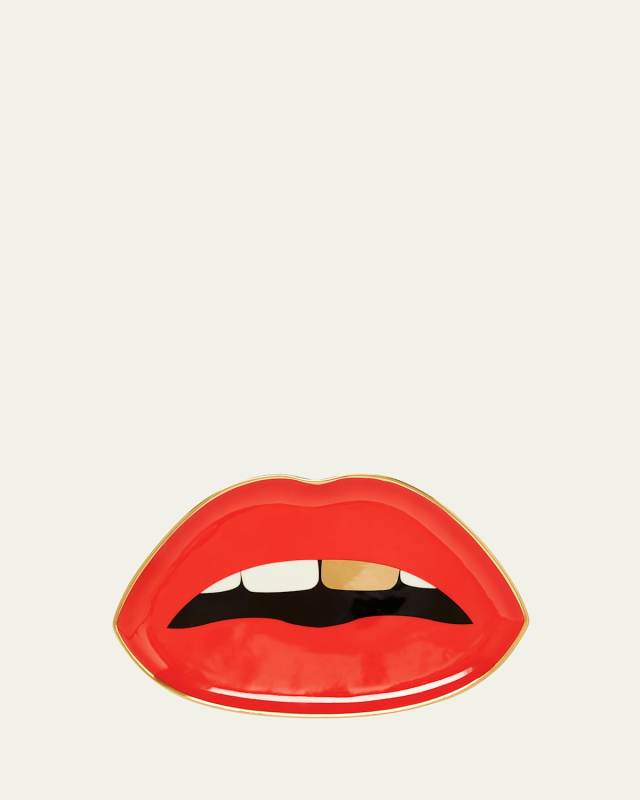 Lip-Shaped Tray